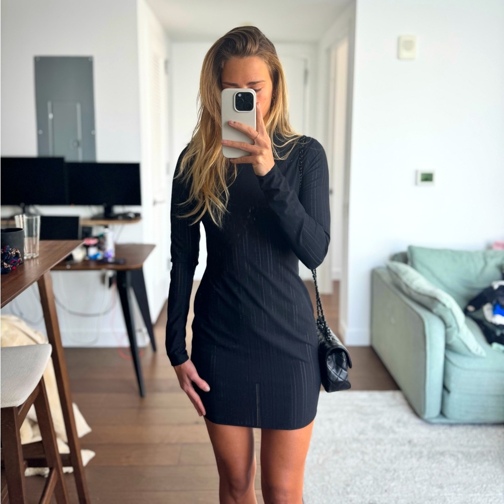 Euphoria ALO - long sleeve dress - black